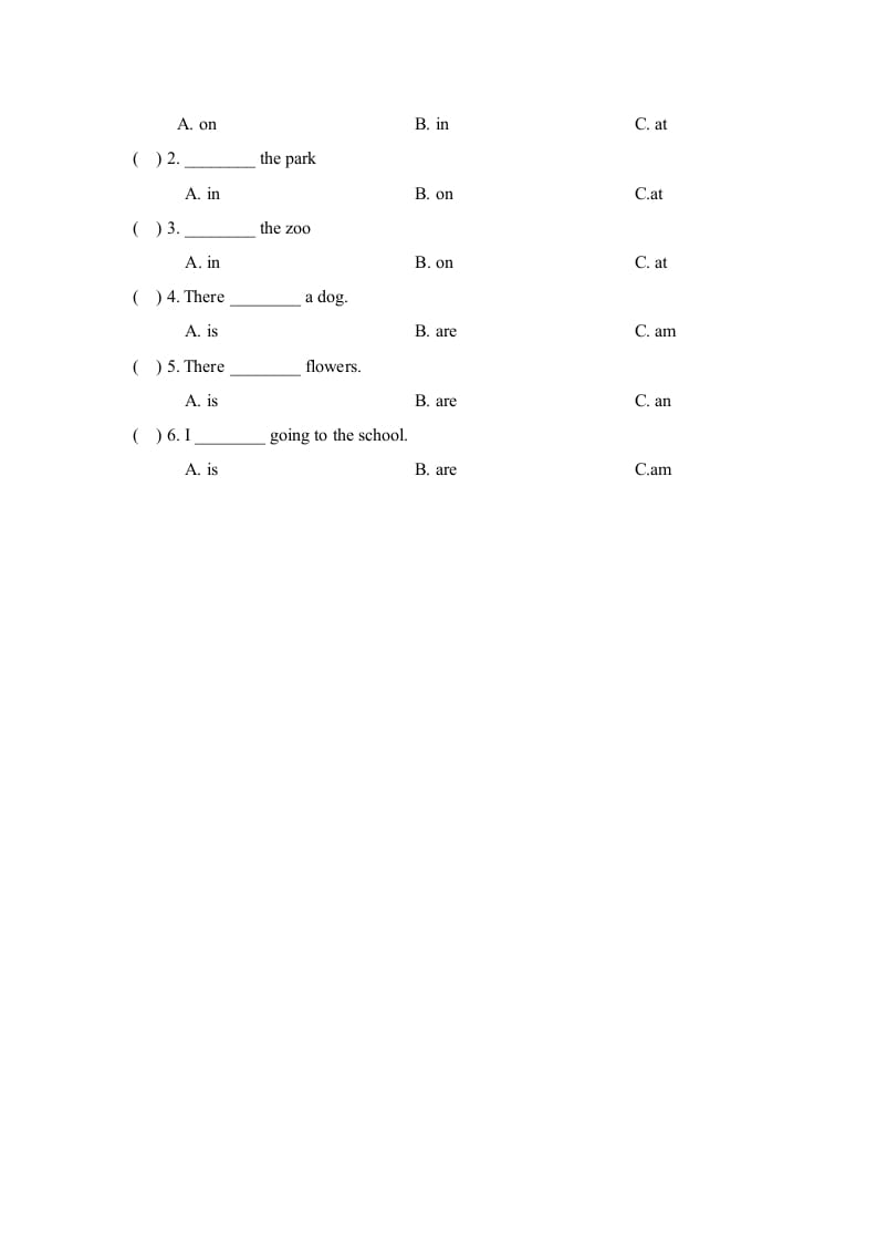 图片[2]-二年级英语上册Unit5_Lesson2课时训练（人教版一起点）-启智优学网