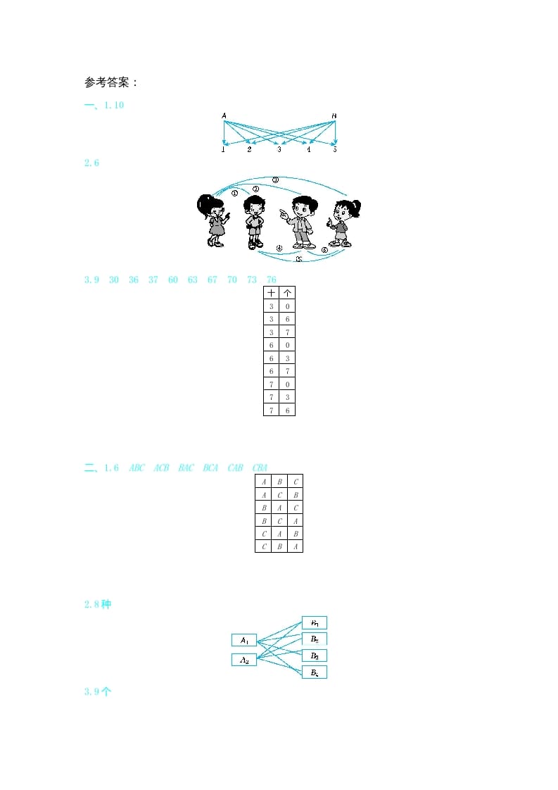 图片[3]-三年级数学下册第八单元检测卷2-启智优学网