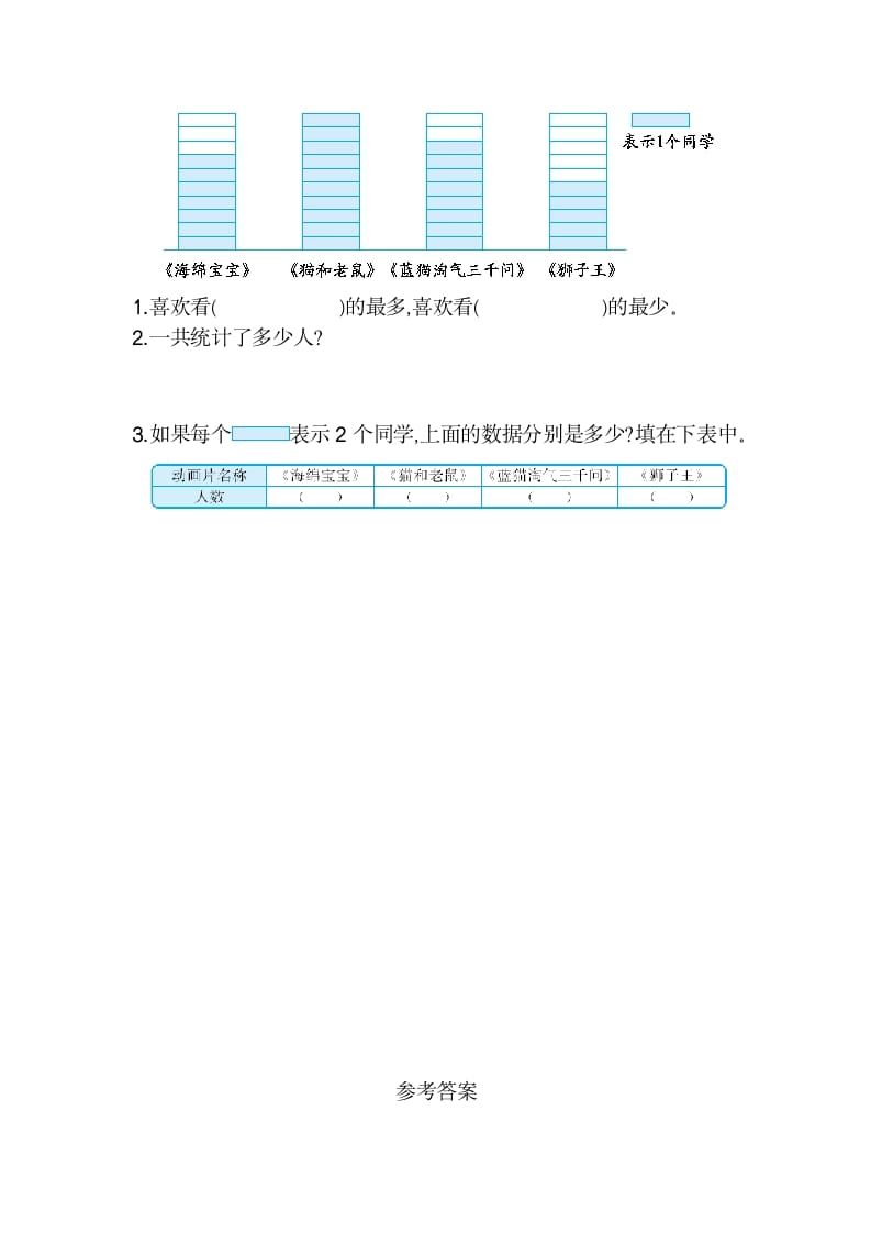 图片[3]-二年级数学下册第一单元检测卷2（人教版）-启智优学网