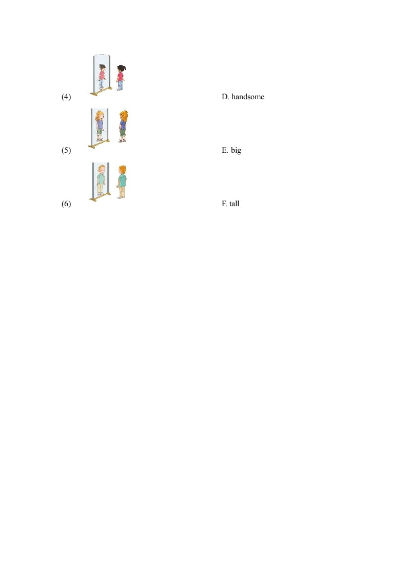 图片[2]-二年级英语上册Unit3_Lesson2课时训练（人教版一起点）-启智优学网