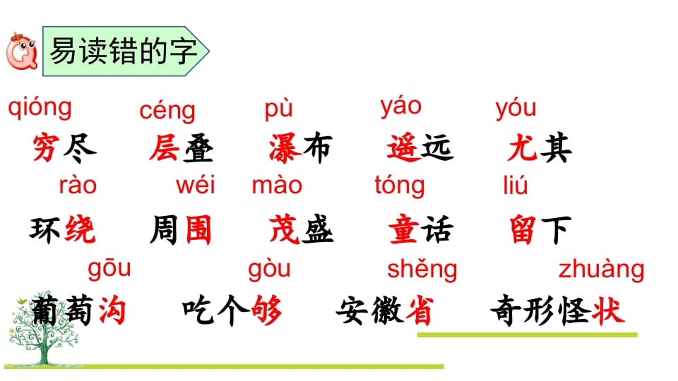 图片[3]-二年级语文上册第四单元复习（部编）-启智优学网