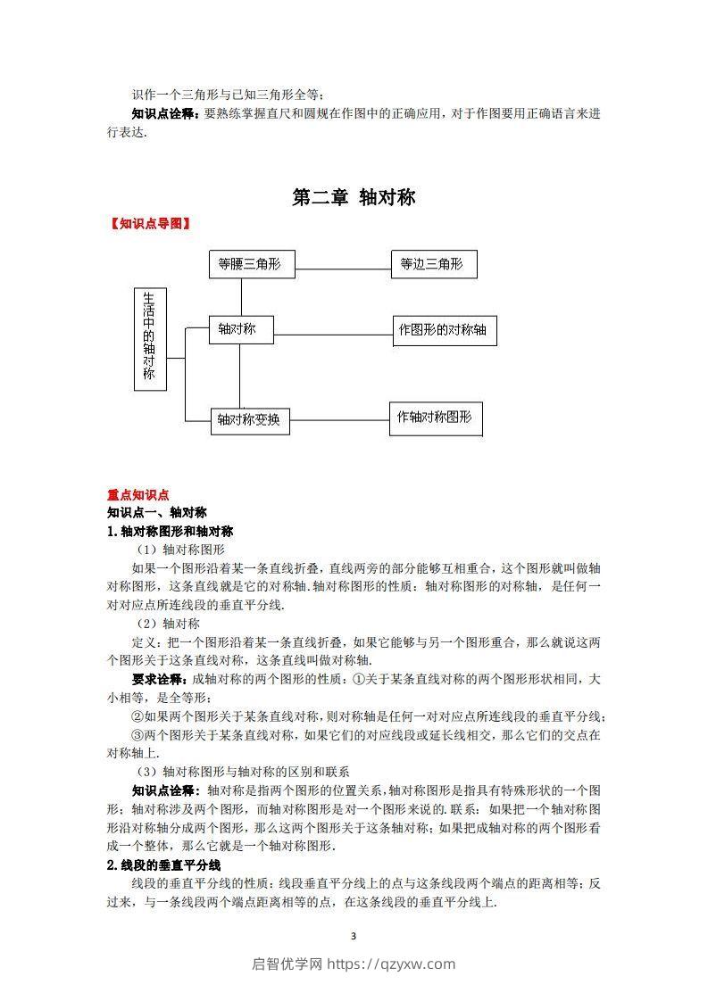 图片[3]-鲁教版数学七年级上册知识点汇总-启智优学网